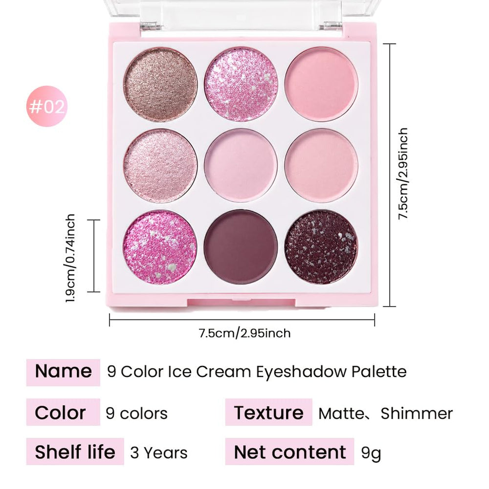 GUANTIAN matte shades side-by-side demonstrating buildable depth