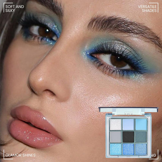 GUANTIAN close-up pressed powder texture highlighting creamy pigment and blendability