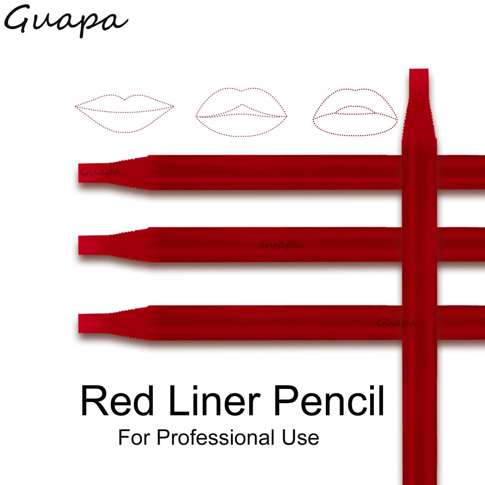 Guapa lip mapping application with scale showing precise lip outline benefit