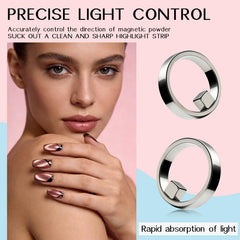 GUBCUB magnet producing hollow cat eye effect for striking focal shimmer