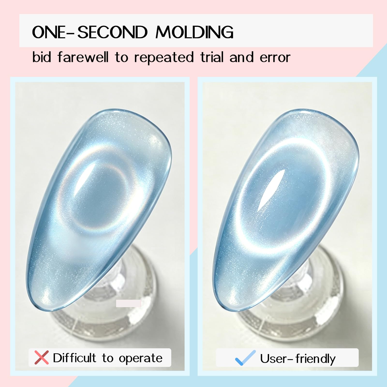 GUBCUB ring magnet beside nail polish bottle demonstrating compatibility