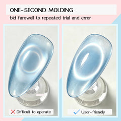 GUBCUB ring magnet beside nail polish bottle demonstrating compatibility