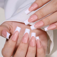 GUFUGU applying adhesive tab to press-on for quick glue-free application benefit