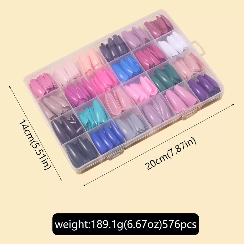 GUFUGU storage box with nails sorted by the 12 sizes for neat organization