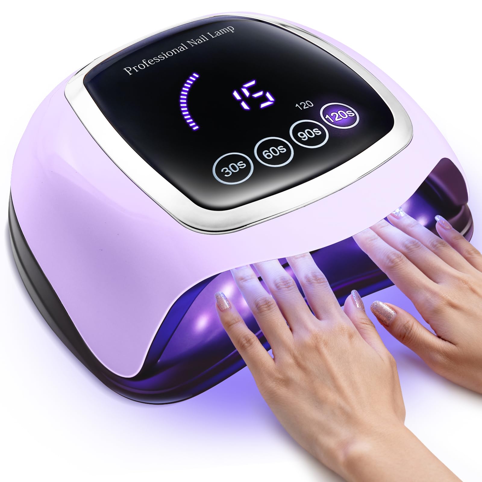 Gugusure front view showing lamp entrance and professional curing benefit