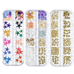 GULELAYAR front packaging showing three sea-inspired charm boxes and variety