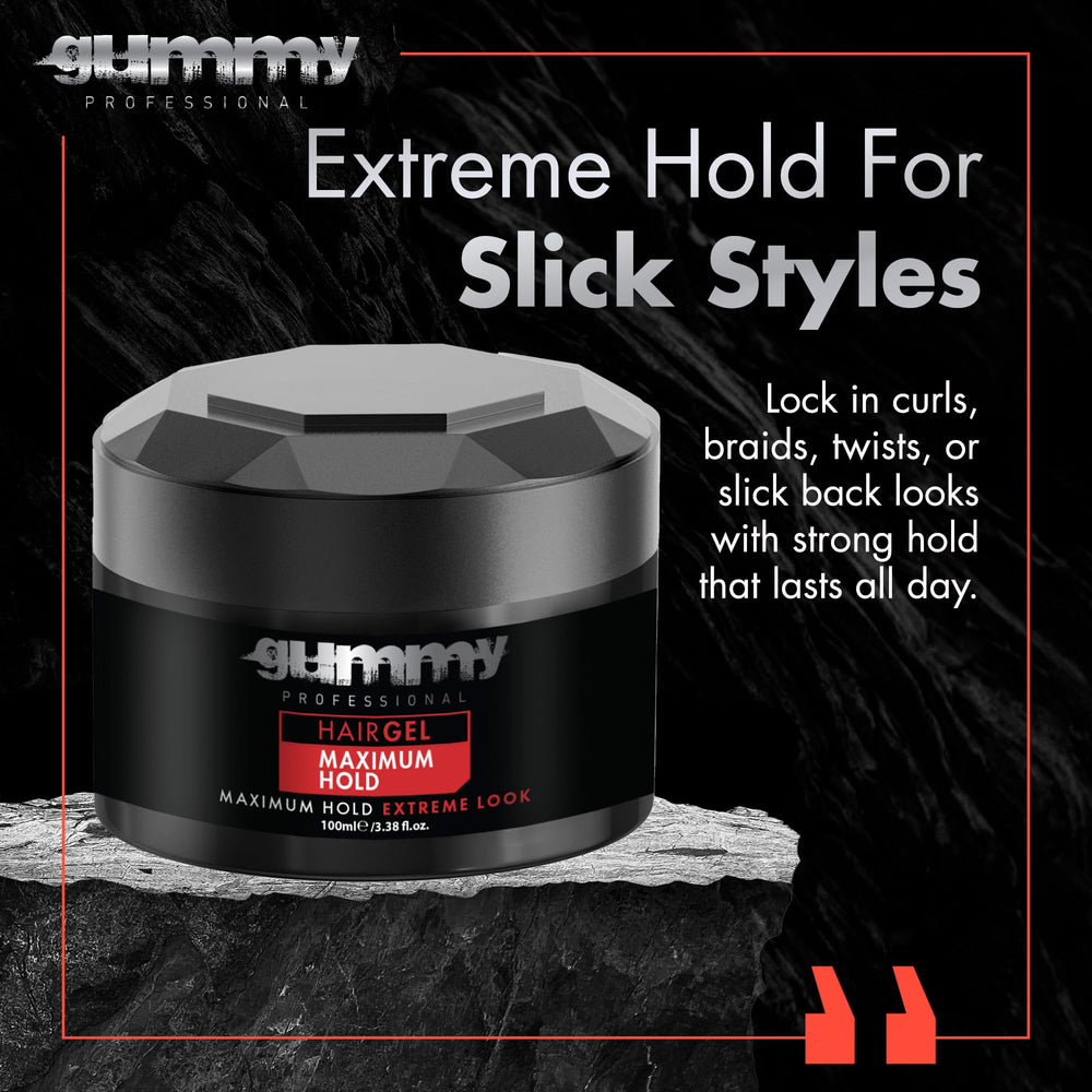 Gummy clear gel texture close-up highlighting non-sticky, residue-free finish