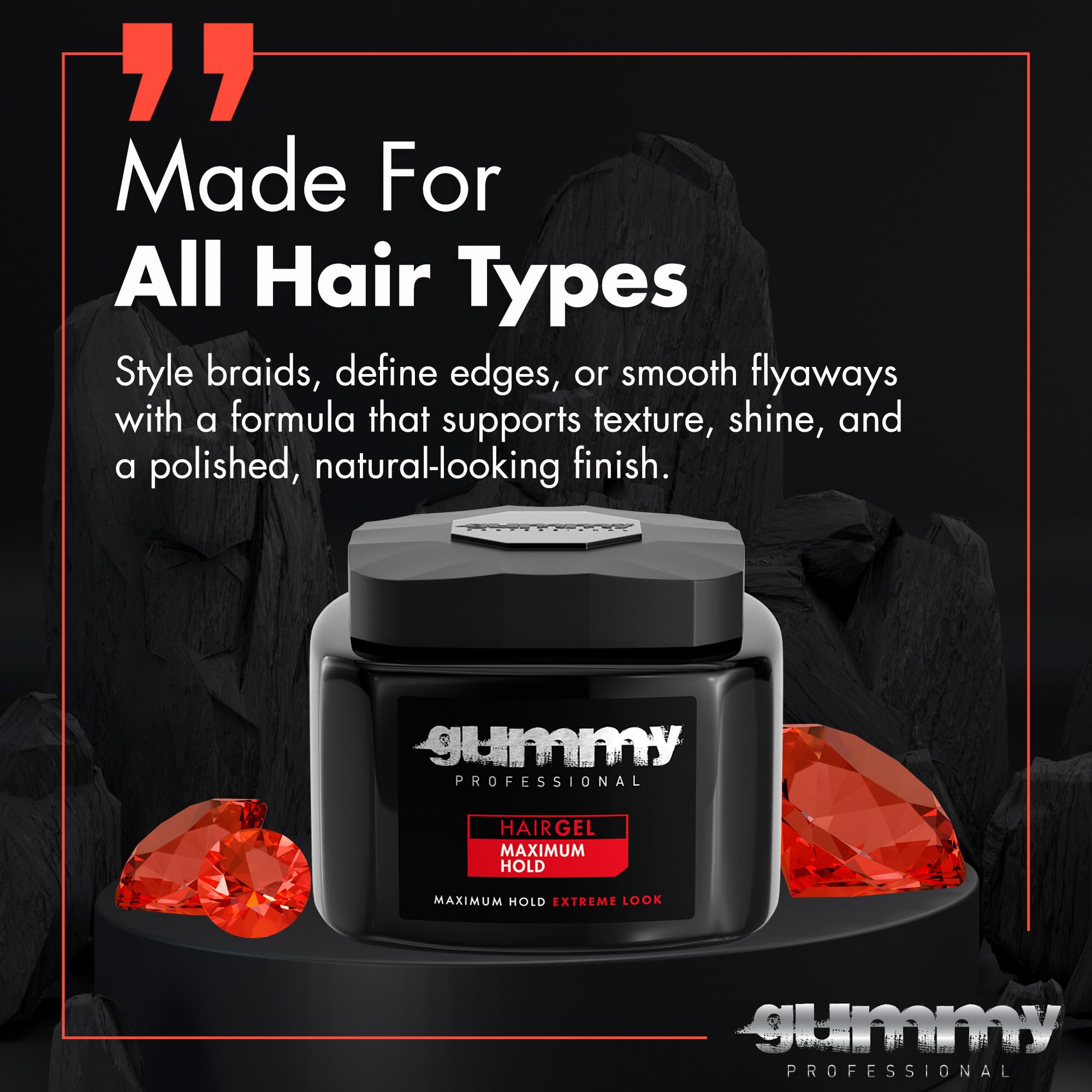 Gummy curl definition before and after showing enhanced, touchable curls