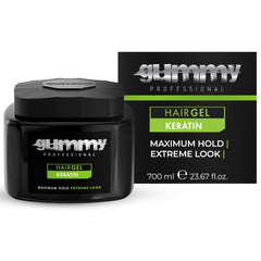 Gummy front jar showing 700ml professional packaging and easy value