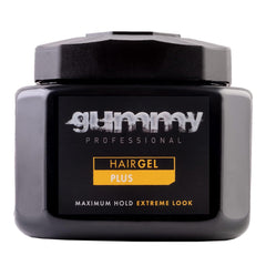 Gummy clear tub front view showing label and capacity, benefits professional hold
