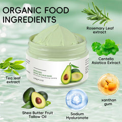 GUOYAOLIFU rinsing mask under water showing easy removal and refreshed skin result