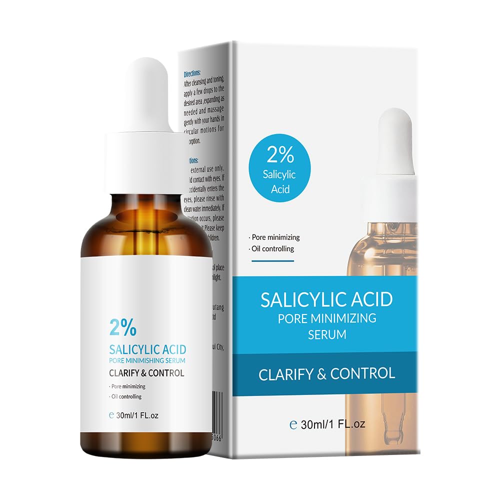 GUOYAOLIFU bottle front view showing clear acne-control serum benefits