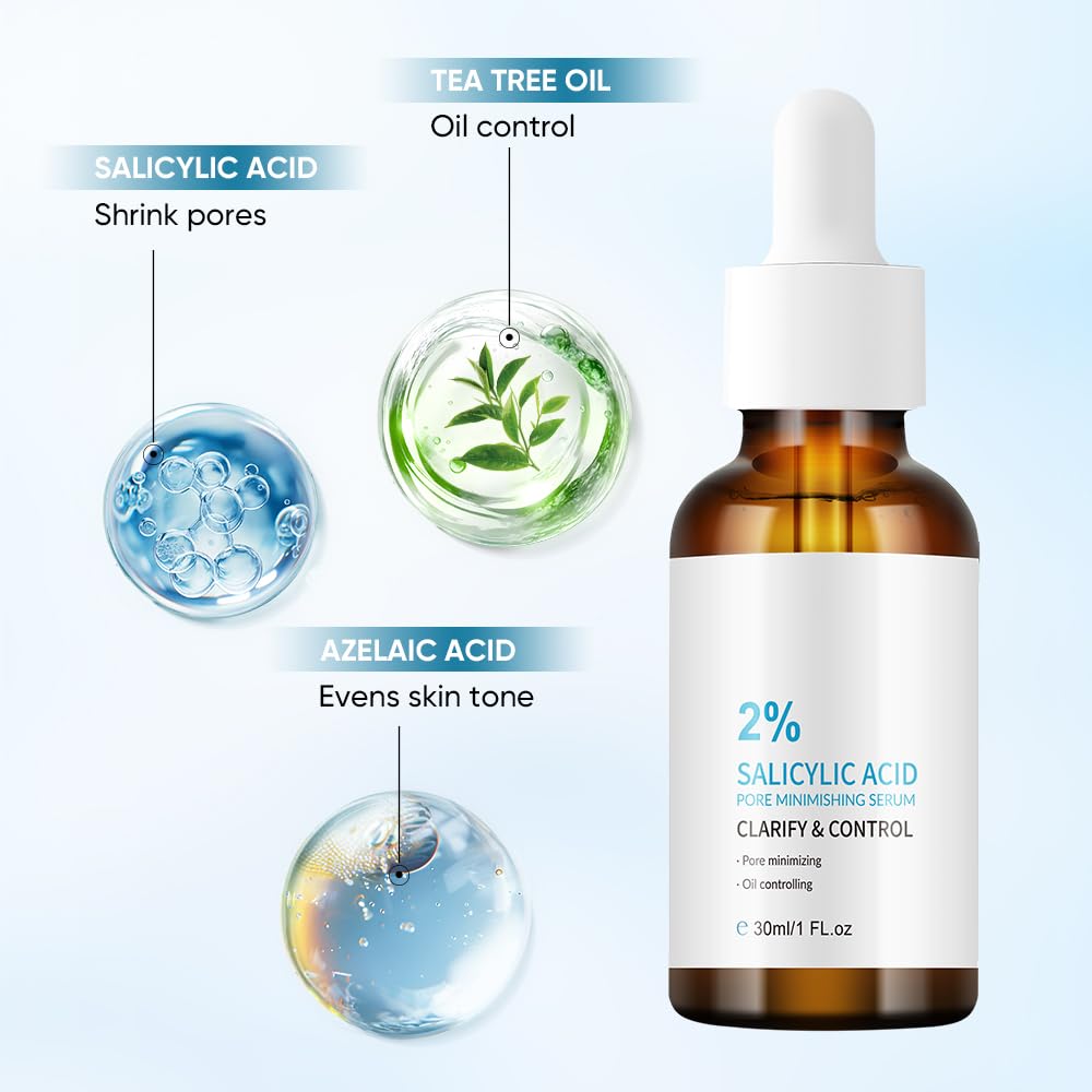 GUOYAOLIFU label close-up listing salicylic and lactic acid benefits