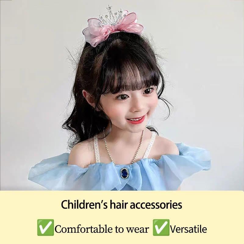 Guqqeuc worn in half-up hairstyle adding instant party-ready charm