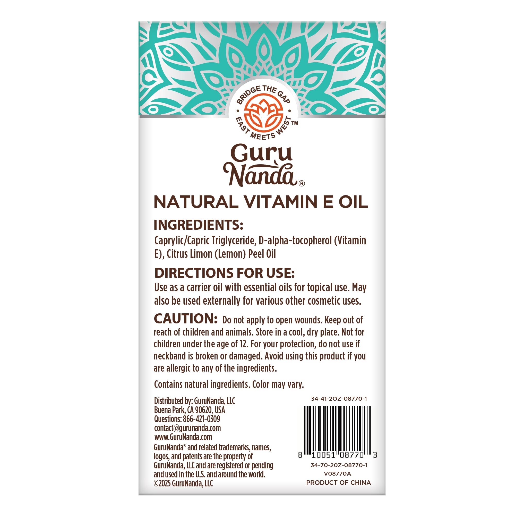 GuruNanda oil inside a travel pouch in a handbag for on-the-go care benefit