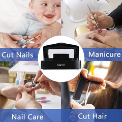 Gusnilo on salon counter in use showing professional organized workspace benefit