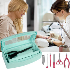 Gusnilo salon lifestyle station with disinfectant box for professional organization