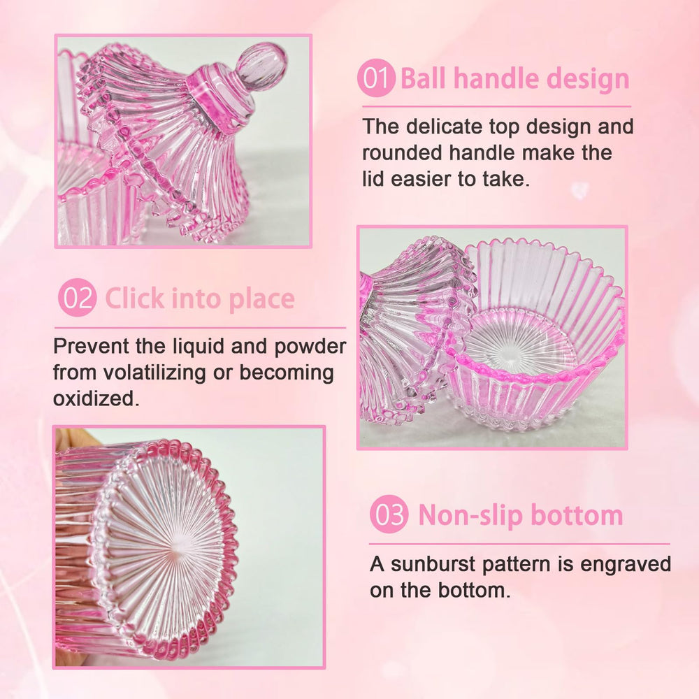 GUXACU lid and plastic filter detail for catching glitter and powder efficiently