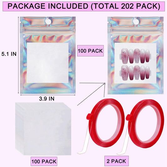 GUXACU white card stack that highlights nail designs and simplifies display
