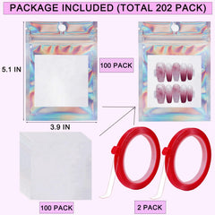 GUXACU white card stack that highlights nail designs and simplifies display