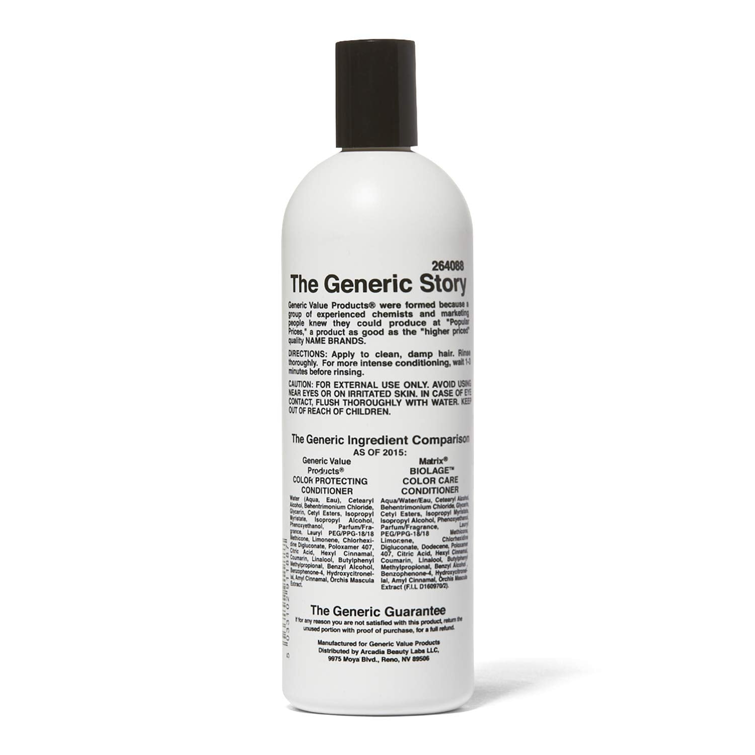 Generic Value Products conditioner texture on fingertips demonstrating lightweight moisturize