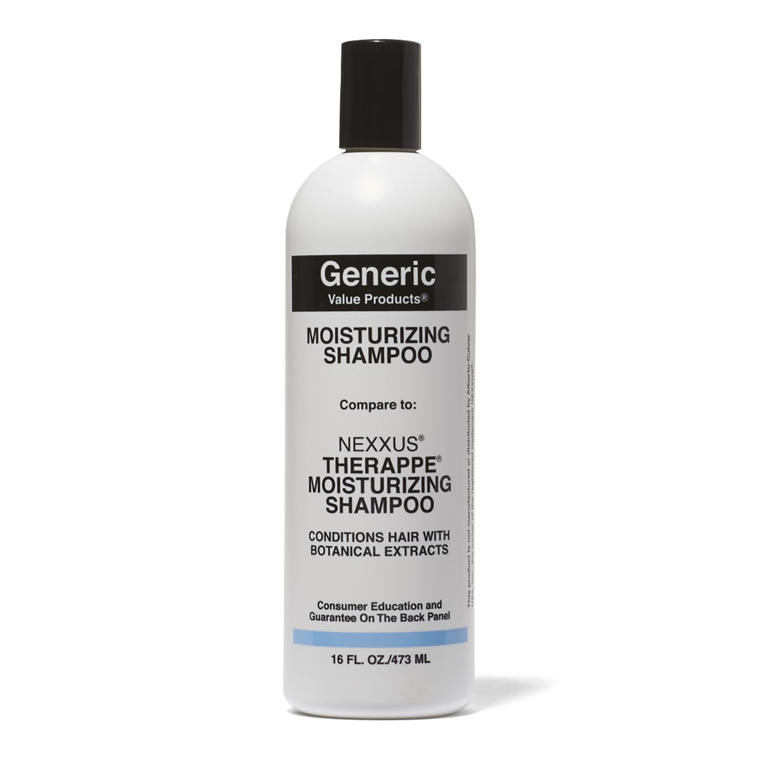 Generic Value Products front bottle showing 16 oz label and nourishing benefits
