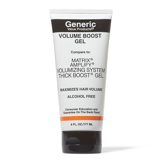 Generic Value Products front packaging showing volume boost gel benefits and size