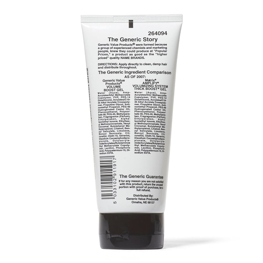 Generic Value Products close-up of gel texture highlighting smooth, non-flaking hold