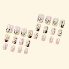 GXOIPNS in-use shot pressing nail on finger to show quick application benefit