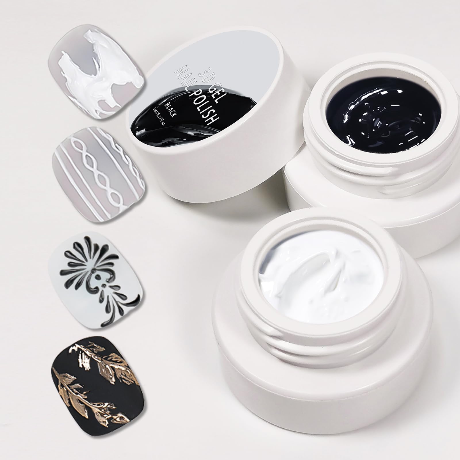Gyraolvant jar front view showing product, ideal for clear storage and recognition