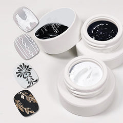 Gyraolvant jar front view showing product, ideal for clear storage and recognition