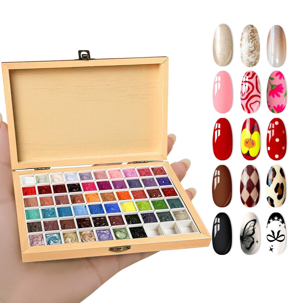GZIXBDA front packaging showing sealed 57-color kit for convenient use