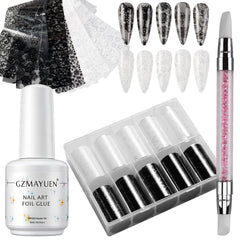GZMAYUEN front packaging showing kit contents and easy foiling benefit