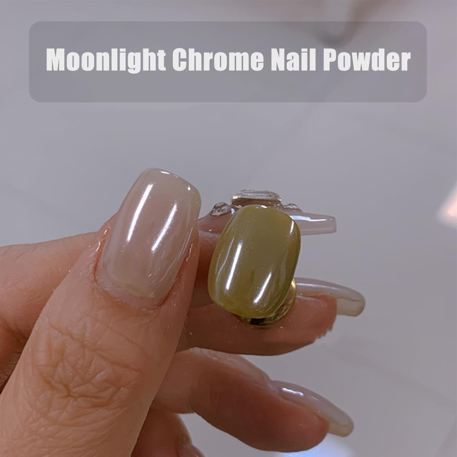 GZMAYUEN nail scale with finger model demonstrating true size and coverage
