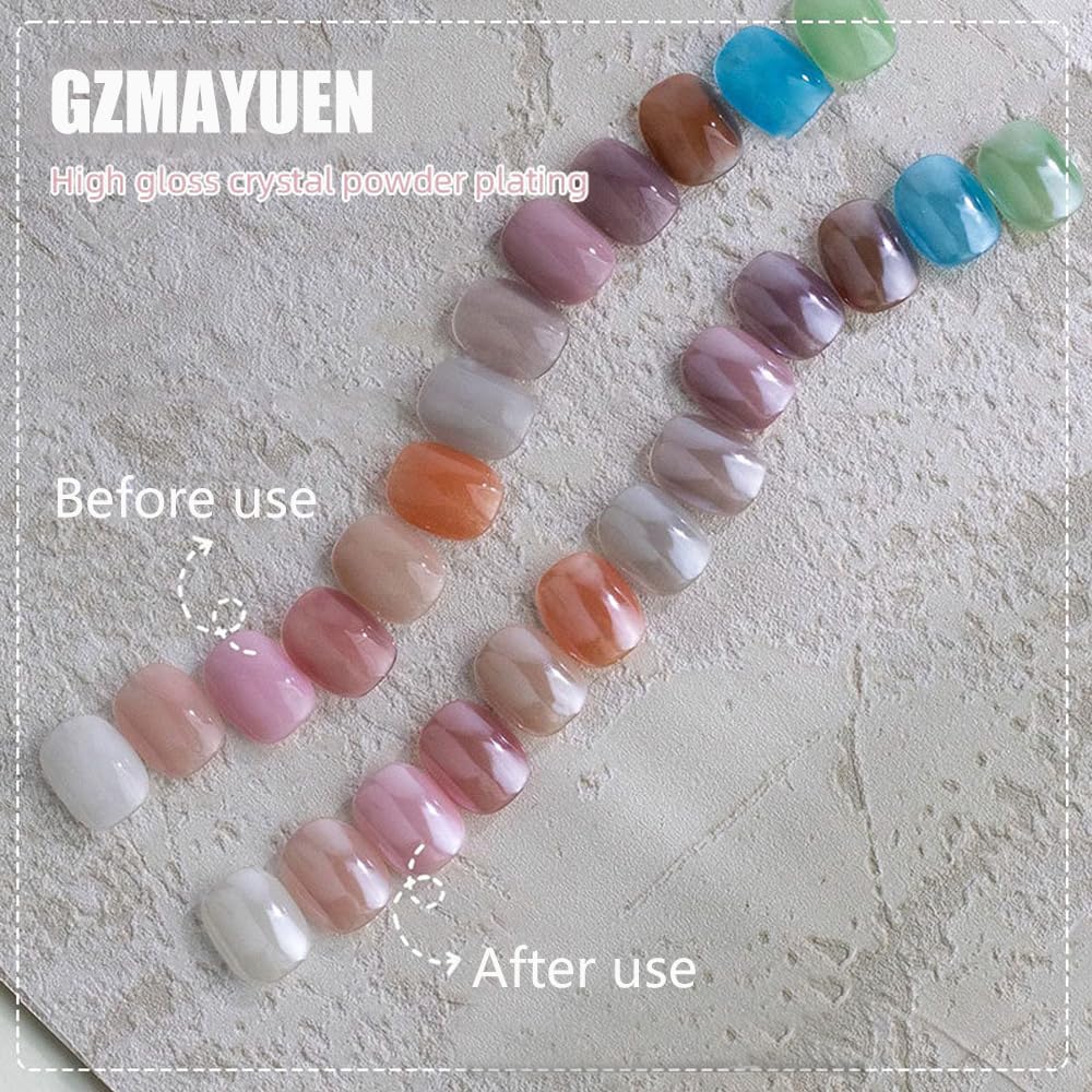 GZMAYUEN powder texture close-up highlighting ultra-fine particles for smooth application