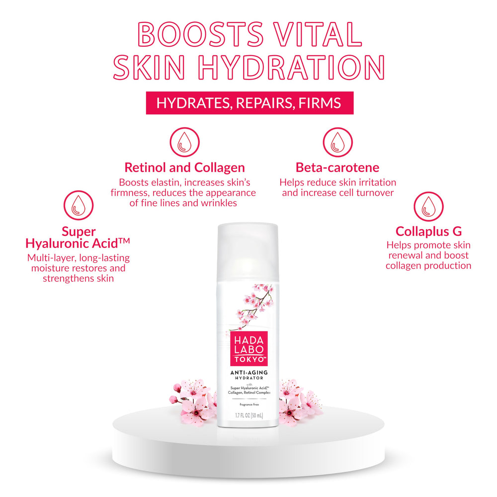 Hada Labo Tokyo serum on hand demonstrating quick spread and feel