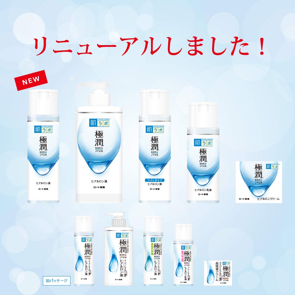 肌ラボ on bathroom shelf in minimalist routine for daily hydration