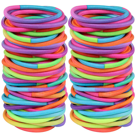 Hageolan front packaging of 120 no-damage hair ties showing multicolor assortment and quantity