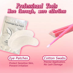 HAIOLORPRO hydrogel eye pads arranged to show soothing protective benefit