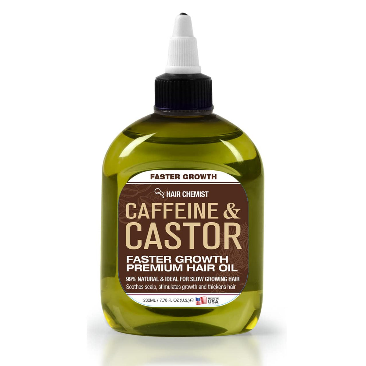 Hair Chemist bottle front label showing clear branding and product size for easy identification
