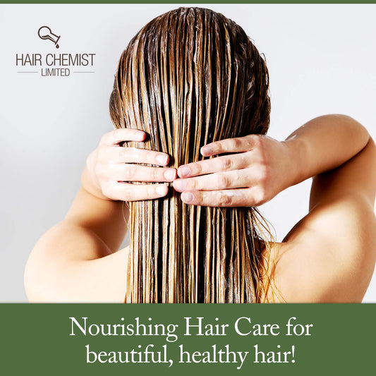 Hair Chemist open jar revealing creamy coconut masque texture for deep hydration