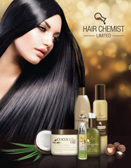Hair Chemist creamy masque on spoon displaying rich, spreadable texture