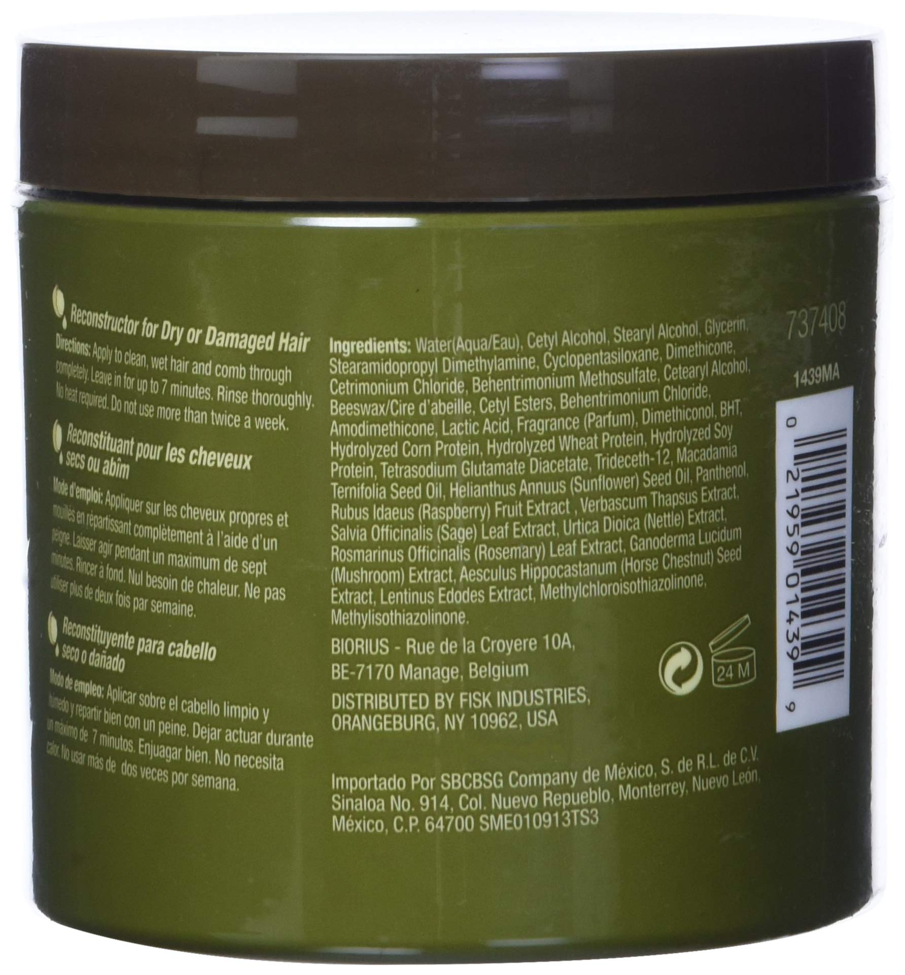 Hair Chemist close-up of masque texture with oils for deep nourishment