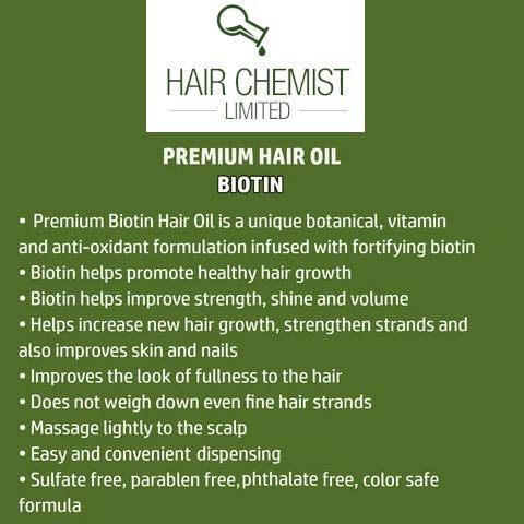 Hair Chemist oil texture droplets on surface illustrating lightweight, non-greasy feel