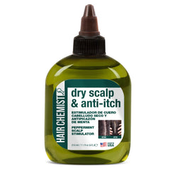 Hair Chemist front packaging showing 7.1 oz bottle and peppermint benefit