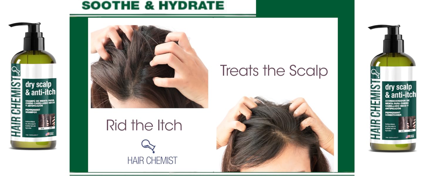 Hair Chemist bottle on bathroom shelf as part of daily hair care routine