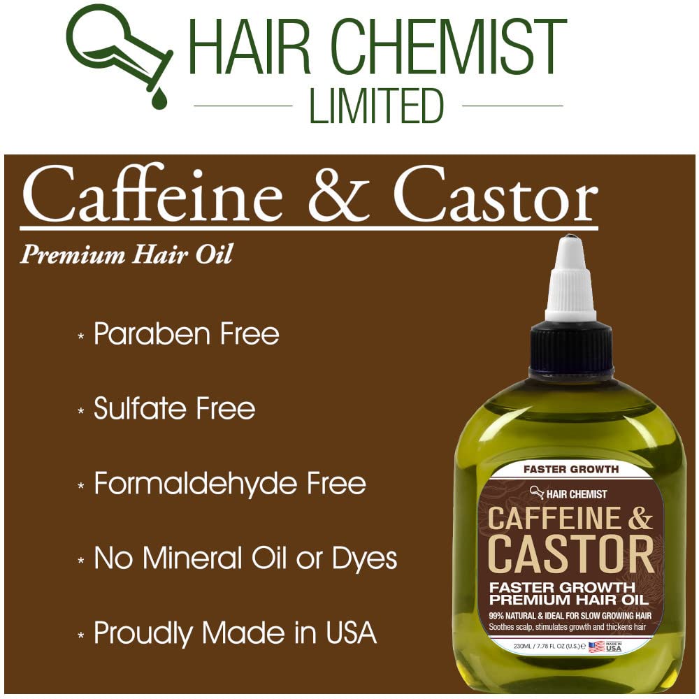 Hair Chemist bottle held in hand for size comparison and convenient 7.1 oz portability