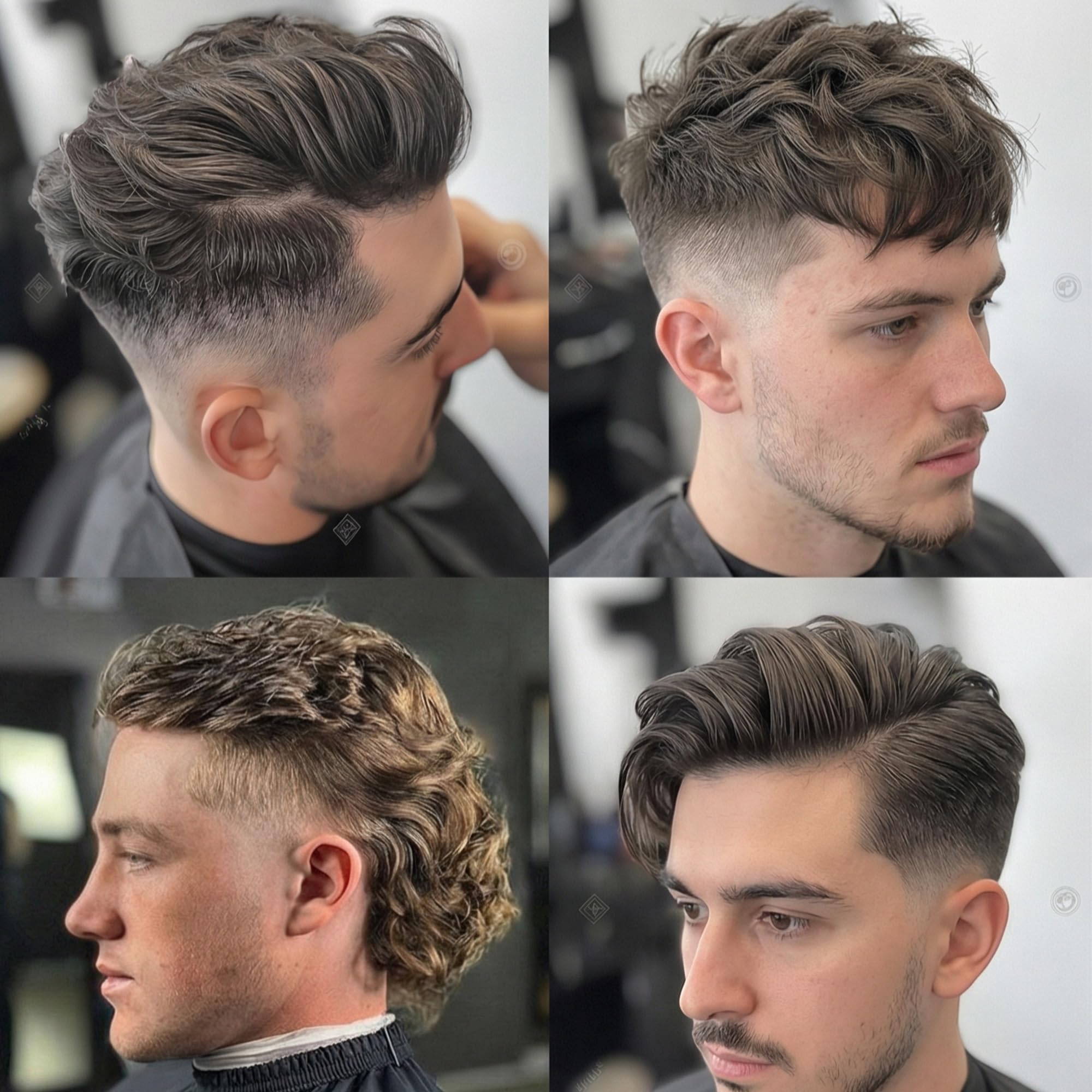 HAIR DADDY styled wavy hair showing added volume and defined texture