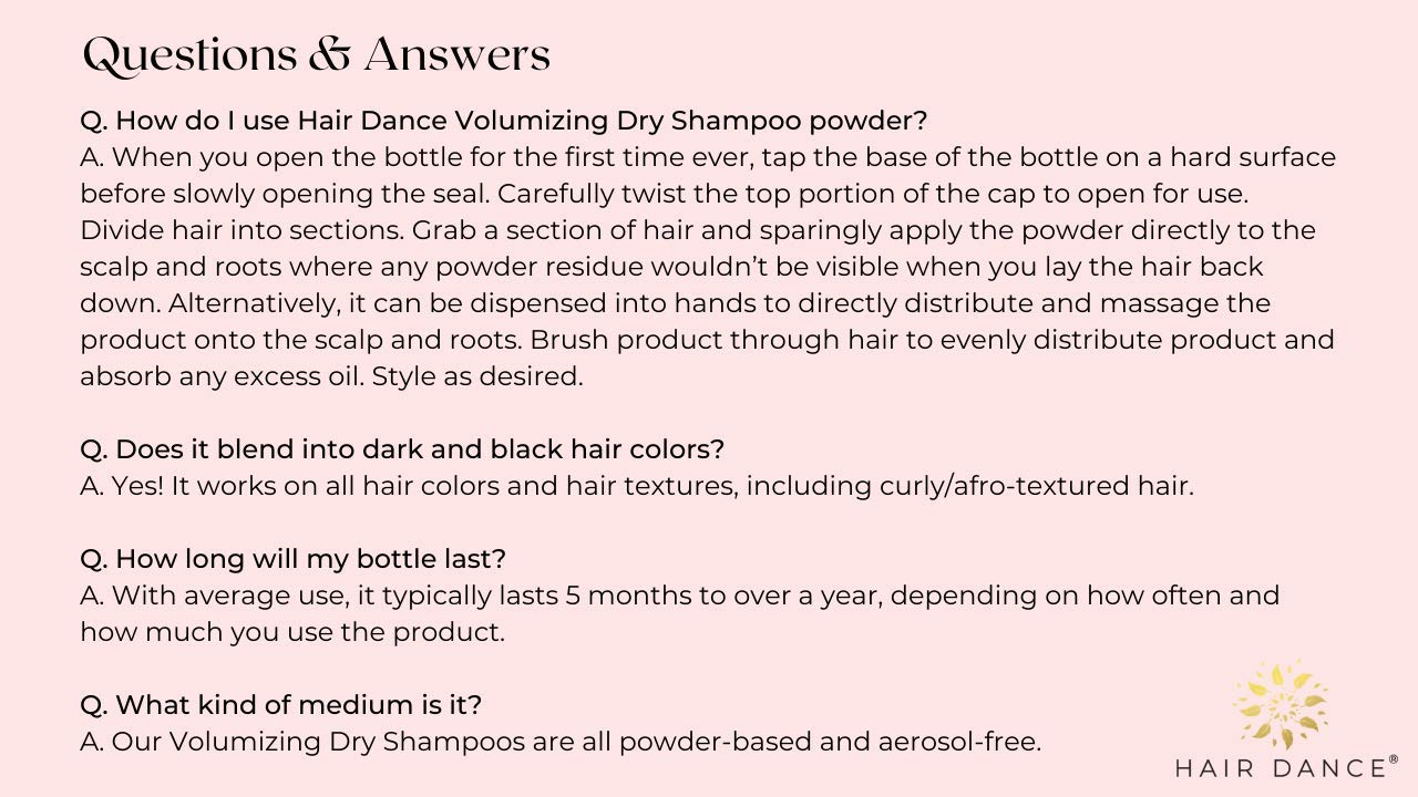 Hair Dance bottle inside a travel bag illustrating on-the-go convenience