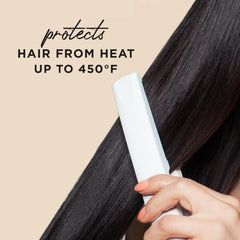 Hair Food bottle in hand for scale and easy travel-friendly size benefit